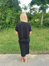 Load image into Gallery viewer, Ribbed Knit Sweater Top and Skirt Set