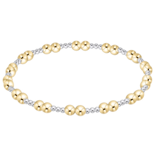 Load image into Gallery viewer, Classic Together Pattern Bead Bracelet - Mixed Metal