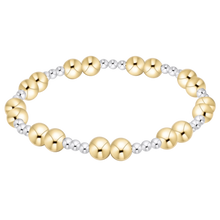 Load image into Gallery viewer, Classic Together Pattern Bead Bracelet - Mixed Metal