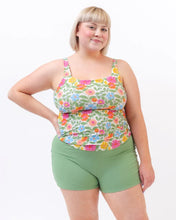 Load image into Gallery viewer, Breezy Floral Square Neck Tankini Top