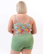 Load image into Gallery viewer, Breezy Floral Square Neck Tankini Top