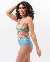 Load image into Gallery viewer, Breezy Floral Square Neck Tankini Top