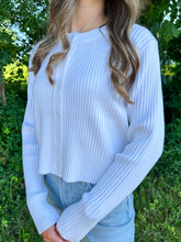 Load image into Gallery viewer, Ribbed Knit Crop Cardigan