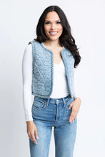 Load image into Gallery viewer, Denim Floral Vest
