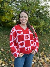 Load image into Gallery viewer, Bright Patchwork Sweater