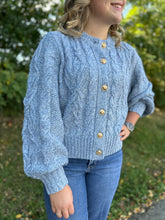 Load image into Gallery viewer, Cable Knit Long Sleeve Cardigan