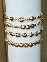 Load image into Gallery viewer, Honesty Pattern Bead Bracelet - Gold
