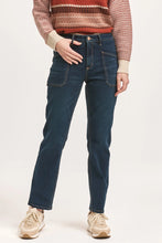 Load image into Gallery viewer, Jodi Super High Rise Utility Pockets Straight Jeans - Night Flight