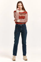 Load image into Gallery viewer, Jodi Super High Rise Utility Pockets Straight Jeans - Night Flight