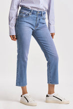 Load image into Gallery viewer, Frankie Super High Rise Straight Cropped Jeans - Balboa Island