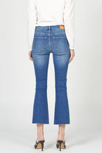 Load image into Gallery viewer, Jeanne High Rise Cropped Flare Jeans - Satellite
