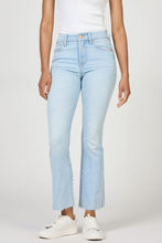 Load image into Gallery viewer, Jeanne High Rise Cropped Flare Jeans - Misty Cloud