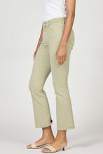 Load image into Gallery viewer, Jeanne High Rise Cropped Flare Jeans - Abbey Stone