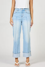 Load image into Gallery viewer, Holly Super High Rise Wide Hem Jeans - Prescott