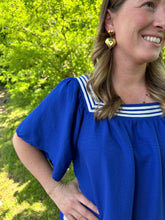 Load image into Gallery viewer, Game Day Flare Short Sleeve Top
