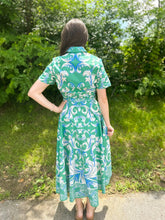 Load image into Gallery viewer, Summer Bouquet Woven Midi Dress