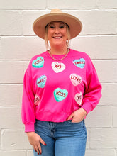 Load image into Gallery viewer, Candy Hearts Millie Sweatshirt