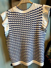Load image into Gallery viewer, Blue/White Wave Oakley Sweater