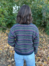 Load image into Gallery viewer, Multi Color Knit Crop Sweater
