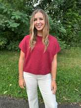 Load image into Gallery viewer, Dropped Shoulder Sweater Top