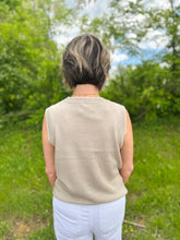 Load image into Gallery viewer, Scalloped Button-Up Sweater Vest