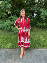 Load image into Gallery viewer, Desert Bloom Midi Dress