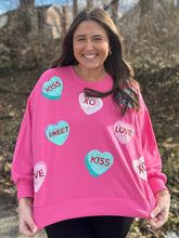 Load image into Gallery viewer, Candy Hearts Millie Sweatshirt