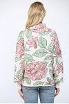 Load image into Gallery viewer, Floral Pattern Mock Neck Sweater