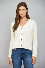 Load image into Gallery viewer, Cashmere Blend Front Button Cardigan