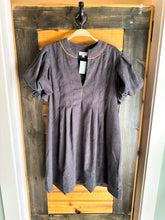 Load image into Gallery viewer, Puff Sleeve Corduroy Dress