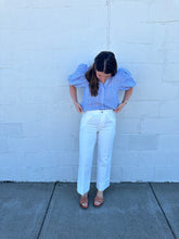 Load image into Gallery viewer, Holly Super High Rise Wide Hem Jeans - Egret