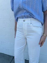 Load image into Gallery viewer, Holly Super High Rise Wide Hem Jeans - Egret