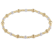 Load image into Gallery viewer, Dignity Sincerity Pattern 4mm Bead Bracelet - Pearl