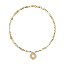 Load image into Gallery viewer, Classic Bead Love Disc Bracelet - Gold