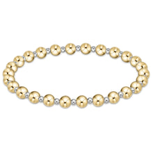 Load image into Gallery viewer, Classic Grateful Pattern Bead Bracelet - Mixed Metal