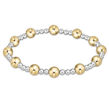 Load image into Gallery viewer, Classic Sincerity Pattern Bead Bracelet - Mixed Metal