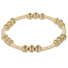 Load image into Gallery viewer, Dignity Joy Pattern Bead Bracelet - Gold