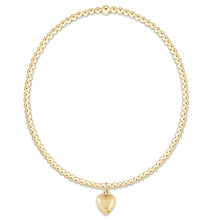 Load image into Gallery viewer, Classic Gold Bracelet - Love Plush Gold Charm