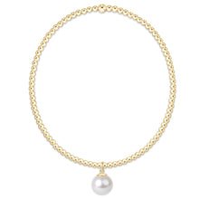 Load image into Gallery viewer, Classic Gold Bracelet - Classic Pearl Charm