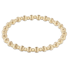 Load image into Gallery viewer, Dignity Grateful Pattern Bead Bracelet - Gold