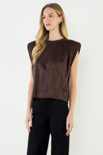 Load image into Gallery viewer, Sleeveless Suede Top
