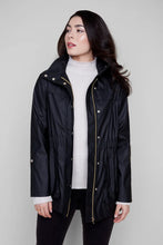 Load image into Gallery viewer, Waterproof Hooded Raincoat with Patch Pockets