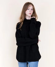 Load image into Gallery viewer, Andes Luxe Cowl Neck Relaxed Sweater