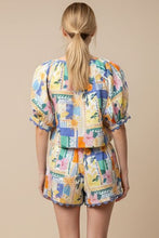 Load image into Gallery viewer, Patchwork Print Button Down Shirt