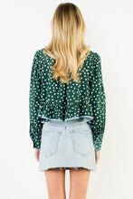 Load image into Gallery viewer, Long Sleeve Polka Dot Top