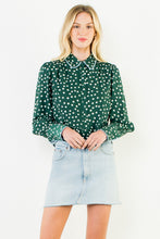 Load image into Gallery viewer, Long Sleeve Polka Dot Top