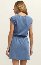 Load image into Gallery viewer, Kalani Jersey Denim Dress Santorini Indigo