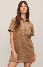 Load image into Gallery viewer, Leone Suede Mini Dress