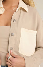 Load image into Gallery viewer, All Day Colorblock Jacket Sea Salt