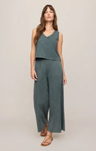 Load image into Gallery viewer, Sloane V Neck Top & Scout Jersey Flare Pant - Emerald Cove